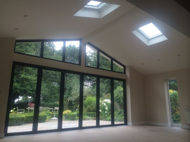 Bi-fold Doors installed by Stockport Construction Ltd