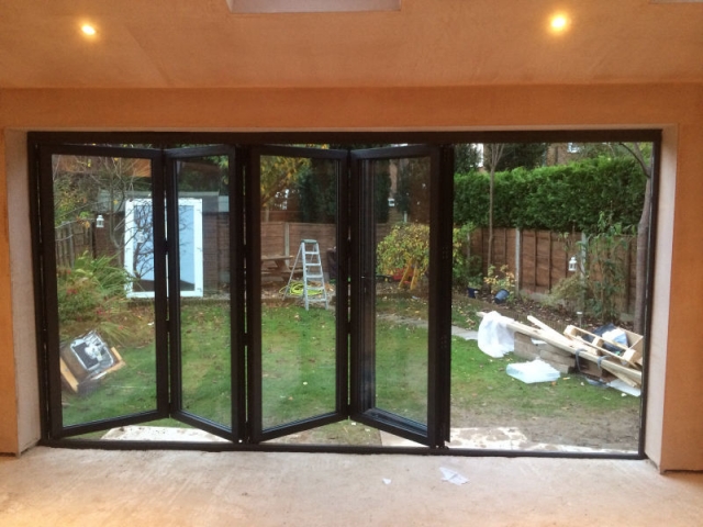 Bi-fold Doors installed by Stockport Construction Ltd