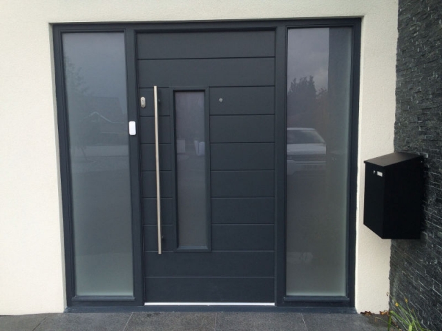 External Doors installed by Stockport Construction Ltd