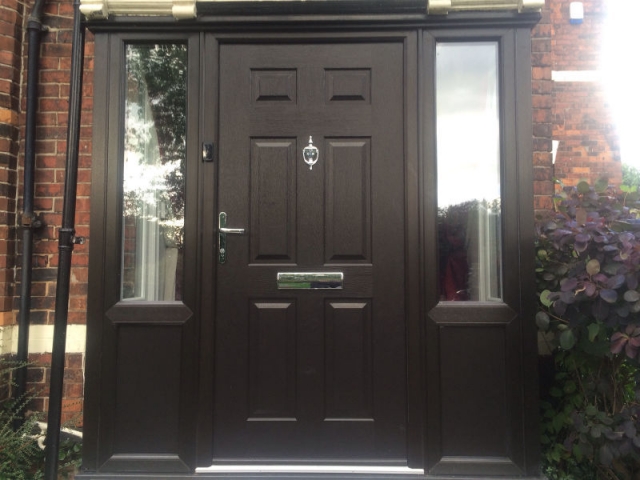 External Doors installed by Stockport Construction Ltd